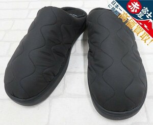 2S7762/未使用品 foot the coacher QUILTING SANDALS WAVE STITCH フットザコーチャー キルティングサンダル 9