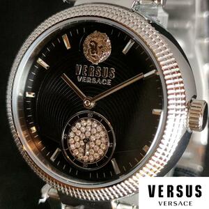 【激レア】Versus Versace/ベルサス ベルサーチ/レディース腕時計プレゼントに/女性用/ゴージャス/ヴェルサス ヴェルサーチ/シルバー色