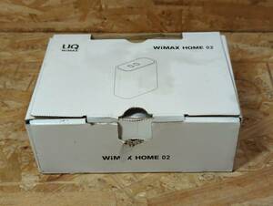 ジャンク品★UQ　WiMAX　HOME 02／本体とACアダプタ－☆★C2-8