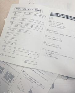 浜学園 小4 　V　Sクラス　算数 　復習テスト　最難関クラス　 1年間フルセット　問題　解説　解答フルセット　最難関　灘　洛南　東大寺