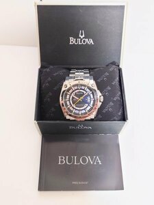 ◆稼働◆【ブローバ/BULOVA】C877699 Precisionist プレジョニスト ビックケース 腕時計 電池交換済 スイープ運針 オシャレ メンズ