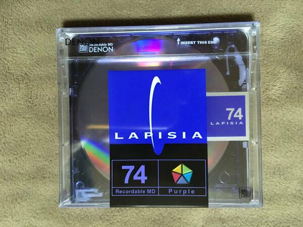 【 送料無料！!・とっても希少な未開封品！】★DENON 録音用ミニディスク◇LAPISIA 74・Purple◇日本コロムビア株式会社★