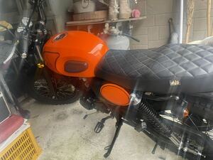  rare orange AJS England bike 125CC receipt limitation (pick up) price 