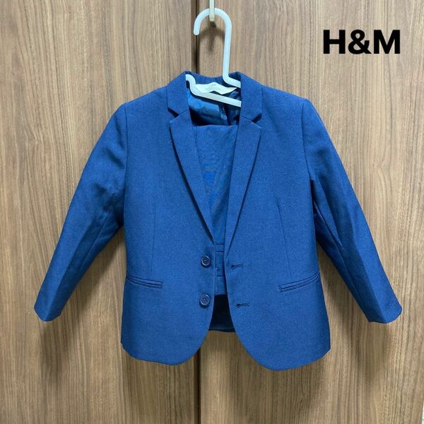 【H&M】キッズ　フォーマルスーツ　ジャケット上下セット　約110cm