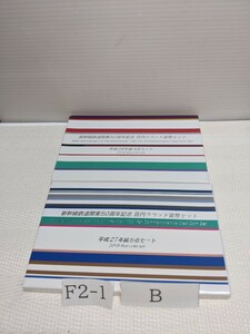 平成27年、28年新幹線鉄道開業50周年記念百円クラッド貨幣セット Bセット　少々箱汚れあります。