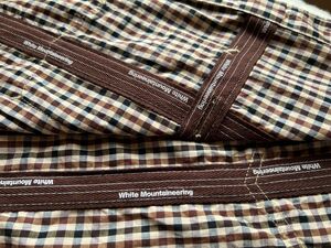 whitemountaineering チェックシャツ WM1271135