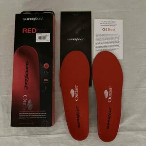 廃盤 希少 レア 新品 SUPER feet スーパーフィート C RED redhot メンズ men's インソール レッドホット レッド ホット 靴 シューズ 27 下