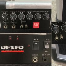 □Guyatone グヤトーン REXER レクサ RPA-201 ワイヤレスアンプ AC100V 50/60hz 15W 音響機器 音出し確認済み 動画あり □23082703_画像8
