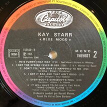 Kay Starr / In A Blue Mood LP Capitol Records_画像5