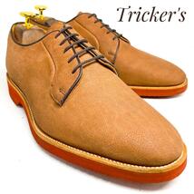 ☆即決・送料無料☆Tricker's トリッカーズ ROBERT ロバート 外羽根プレーントゥ 茶 ブラウン 27cm 革靴 ビジネスシューズ 本革 メンズ_画像1