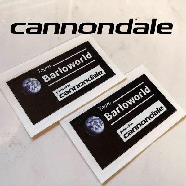 【正規品】CANNONDALE キャノンデール Barloworld バーロワールド TEAM ロゴ ステッカー
