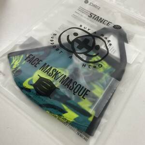 【送料無料】フリー/ STANCE FACE MASK METEORITE RIVERSIBLE GRN×TEA スタンス フェイス マスク ミーティアライト リバーシブル グリーン