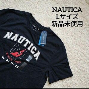 【送料無料】【新品未使用】NAUTICA ネイビー Tシャツ Lサイズ