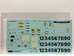 フジミ 1/24 フェラーリ348 チャレンジ 12451 日本製 純正デカール　PM05