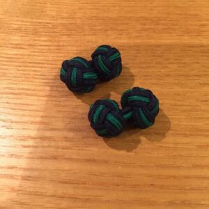 新品 未使用 Jクルー カフス Jcrew fabric knot cuff link