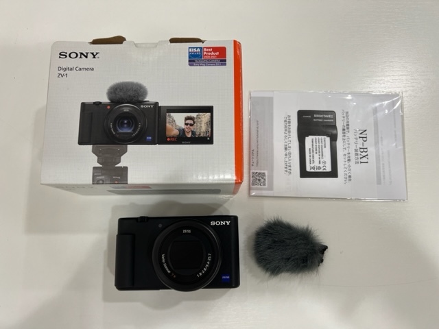 G「15519」ソニー/SONY VLOGCAM ZV-1 付属品おまとめ シューティング