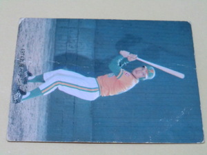B2　カルビー プロ野球1974年版　No40　大洋ホエールズ　山下選手　
