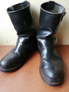 *RED WING Red Wing engineer boots 2268 25cm 7D box attaching Vibram#100 custom sole have been cleaned *
