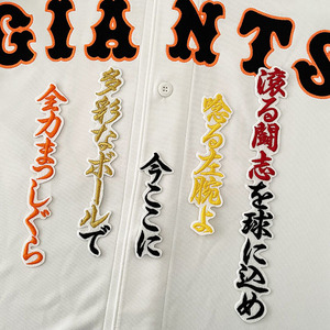 【メール便送料無料】読売 ジャイアンツ 巨人 刺繍ワッペン 今村 応援歌 /今村信貴/giants/応援/刺繍/ユニホーム