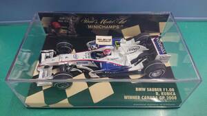 MINICHAMPS 1/43 BMW ザウバー F1.08 ロバート・クビサ WINNER CANADA GP 2008　ミニチャンプス