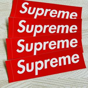 シュプリームステッカー Supreme 4枚セット 