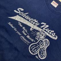 W618■USA古着★00s/Schwetty Nuts★紺/ロゴ&イラスト★Tシャツ■US XL_画像5