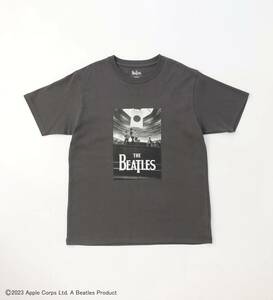 The Beatles(ビートルズ) x EDWIN(エドウイン) - 半袖 コラボ フォトプリントTシャツ Lサイズ 灰 バンドTシャツ (タグ付き・新品未使用品)