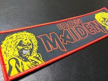 IRON MAIDEN 刺繍パッチ ワッペン Eddie killers stripe アイアン・メイデン / metallica motorhead slayer exodus anthrax testament_画像2