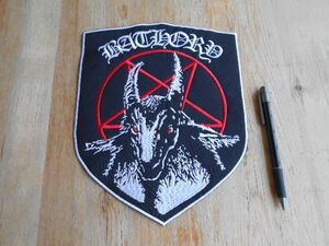 BATHORY 刺繍 バックパッチ ワッペン バソリー / slayer venom hellhammer celtic frost mayhem morbid darkthrone