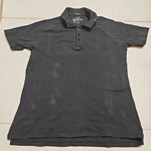 DENHAM POLO SHIRT BLACK デンハム ポロシャツ 半袖シャツ ブラック Sサイズ (日本Mサイズ相当) 