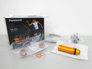 美品 動作確認済み Panasonic パナソニック HX-A1H ウェアラブルカメラ オレンジ 高画質 防水 防塵 耐衝撃 カメラ