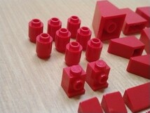 レゴ　プレート　ブロック　色々　レッド色　パーツ　部品取り用　LEGO_画像2