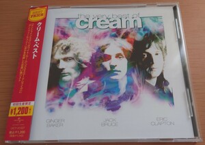 美品 CD Cream クリーム・ベスト Eric Clapton/エリック・クラプトン 初回生産限定 帯付き