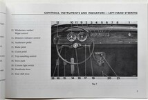 TRIUMPH HERALD 13/60 OWNER'S HANDBOOK 英語版_画像3