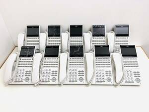 【即決】 NEC 24ボタンカラーIP多機能電話機 ITK-24CG-1D (WH) 10台セット　W2182003