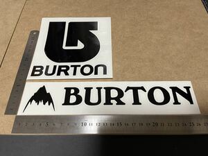 バートン　BURTON カッティング　ステッカー　黒2枚