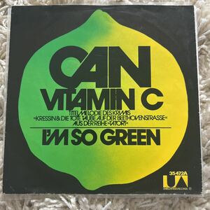 ドイツオリジナル　廃盤EP CAN vitamin c i'm so green レコード　35472A 独盤　7インチ