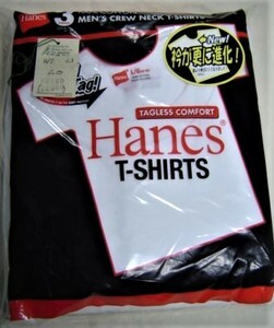 Hanes ヘインズ HM2135G 赤ラベル 3枚セット Tシャツ 半袖 無地 丸首 クルーネック 白 XL メンズ 人気 おすすめ　新品