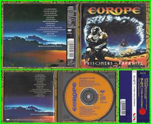 廃盤/北欧メロハー≪国内盤帯付CD≫EUROPE(ヨーロッパ)/PrisonersInParadise♪OUT OF THIS WORLD♪KEE OF HEARTS♪BRAZEN ABOTT♪CLOCKWISE