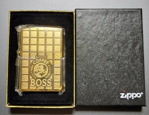 新品未使用　ジッポ　ボス　ZIPPO BOSS ゴールド　金色