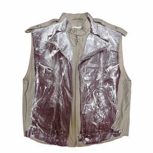 maison martin margiela 2005SS artisanal 0 10 tromp l'oeil vest メゾン マルタン マルジェラトロンプルイユ レザージャケット ベスト