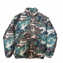 ERL 2022AW カモフラージュ キルティング パデッド ダウン ジャケット　イーアールエル camo padded down jacket_画像1