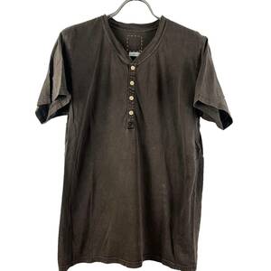 VISVIM(ビズビム) Nocollar Bottom Casual T Shirt (brown)