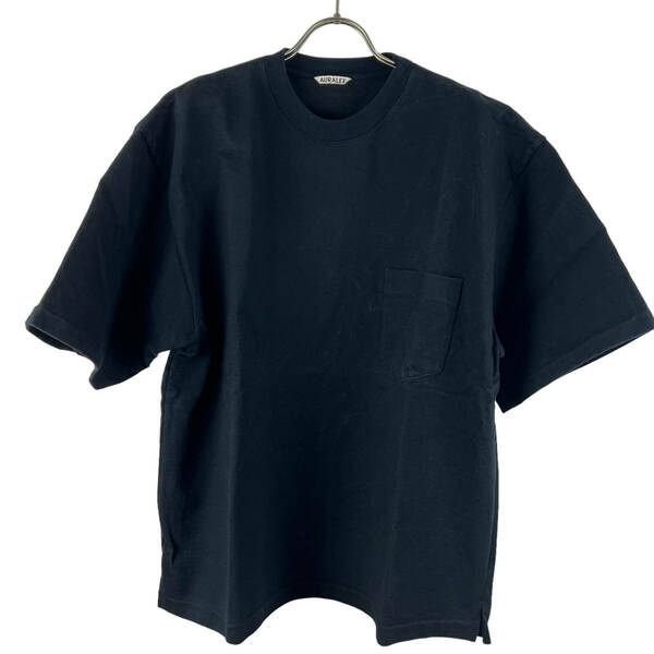 AURALEE（オーラリー）Oversized Cotton T Shirt (black)