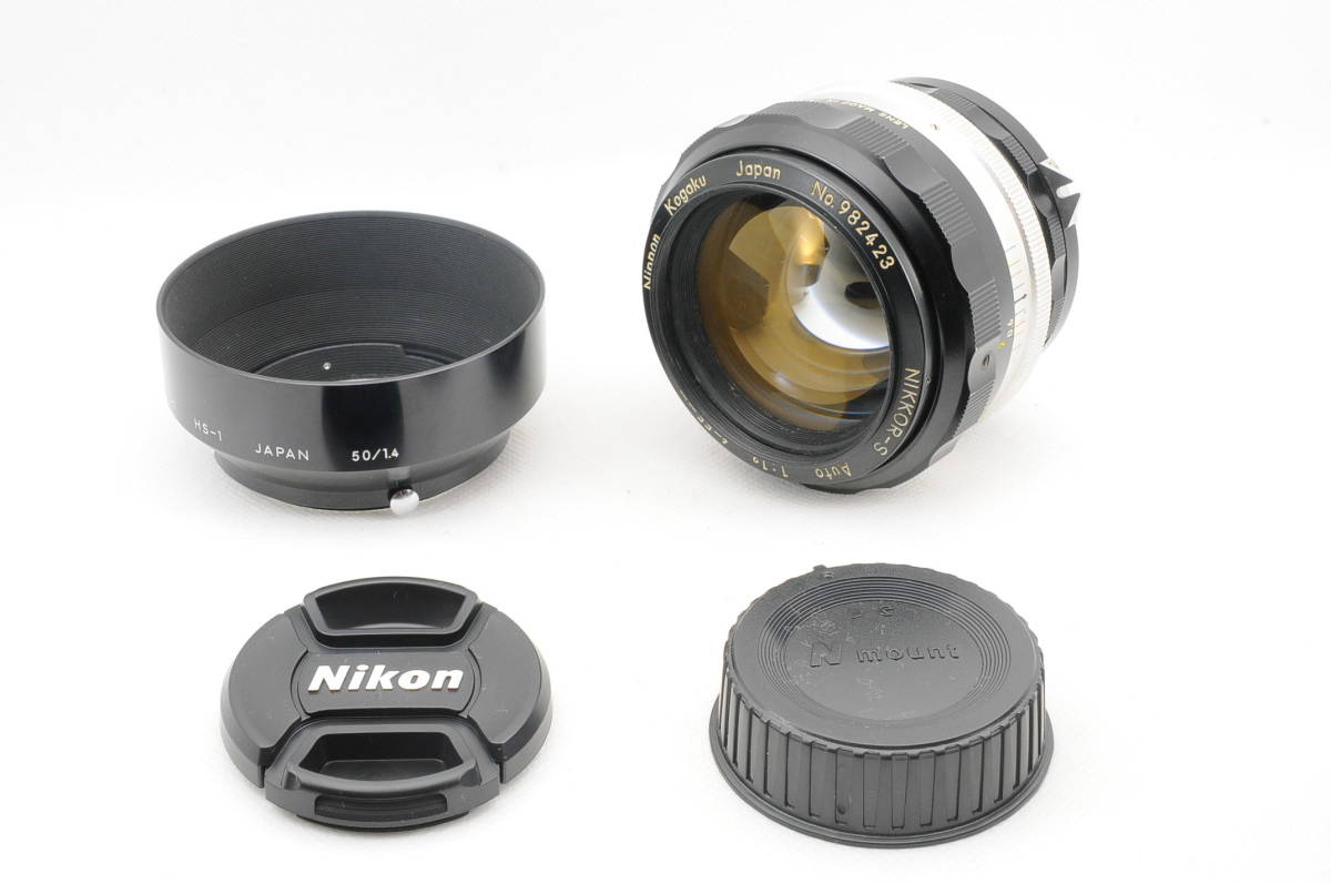 Nikon ニコンNIKKOR-S Auto 55mm F1.2 大口径単焦点オールドレンズHS-1