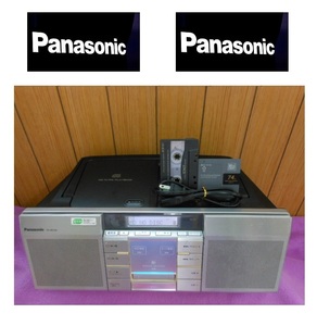 [ free shipping ]*PANASONIC RX-MDX85 Panasonic radio-cassette *MD= cassette recording possible *MD cassette tape attaching * radio CD Junk 