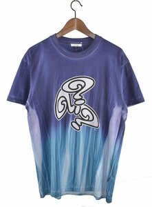 EYTYS/エイティーズ　23SS　ブリーチ加工Tシャツ　A060006　サイズ：M-S　カラー：パープル/ブルー