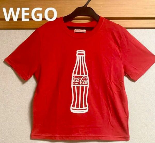 WEGO ウィゴー ロゴTシャツ コラコーラ　フリーサイズ Tシャツ