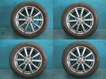 即納OK！手渡し歓迎『美品 バリ山 スタッドレス 215/55R17 ヨコハマ IG60 17インチ グラス 7J +54』エスティマ オデッセイ CX-3 クラウン_画像1