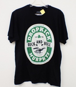 RB-083【Tシャツ】DROP KICK MURPHYS/ドロップキックマーフィーズ★メキシコ製★SIZE:M★ブラック系★バンド プリントTシャツ★丸銅 古着★